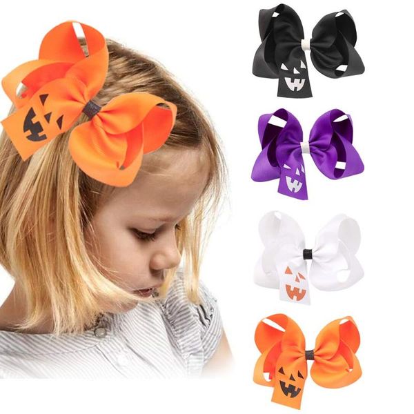 hair accessories 5 inch boutique grosgrain ribbon bows with halloween ghost pumpkin pinwheel clips rubber bands pin, Slivery;white
hair accessories 5 inch boutique grosgrain ribbon bows with halloween ghost pumpkin pinwheel clips rubber bands pin, Slivery;white