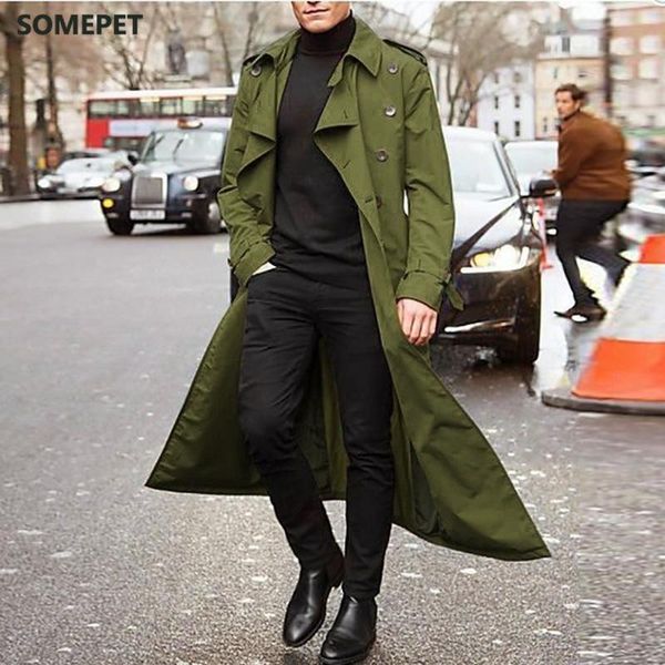 men's jackets trench coat mens overcoat casual slim fit windbreak plus size solid long men autumn spring jacket homme, Black;brown
men's jackets trench coat mens overcoat casual slim fit windbreak plus size solid long men autumn spring jacket homme, Black;brown