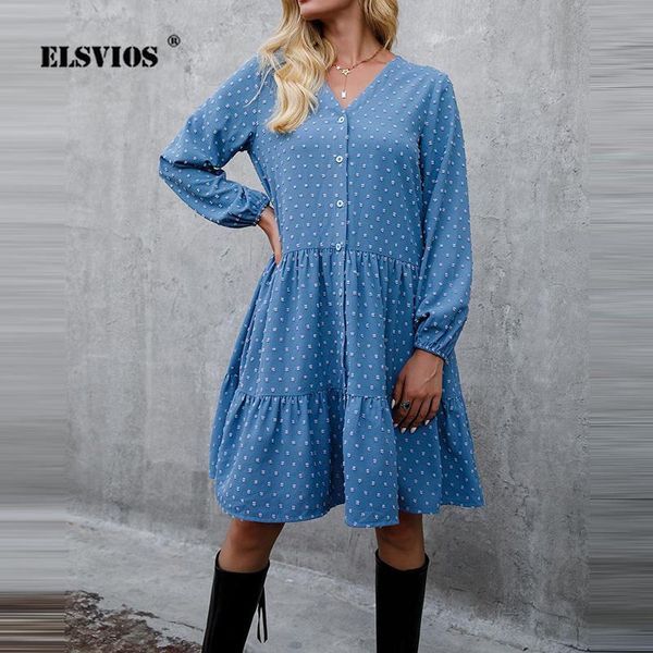 casual dresses 2021 women's a-line dress button solid polka-dot v-neck long puff sleeve party spring summer fashion elegant vestidos, Black;gray
casual dresses 2021 women's a-line dress button solid polka-dot v-neck long puff sleeve party spring summer fashion elegant vestidos, Black;gray