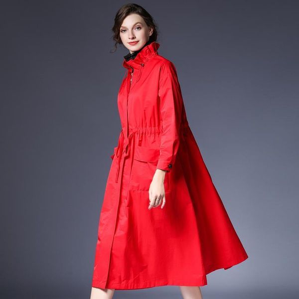 women's trench coats europe style women jackets coat plus size loose cardigan female long sleeve pockets zipper clothing outerw, Tan;black
women's trench coats europe style women jackets coat plus size loose cardigan female long sleeve pockets zipper clothing outerw, Tan;black