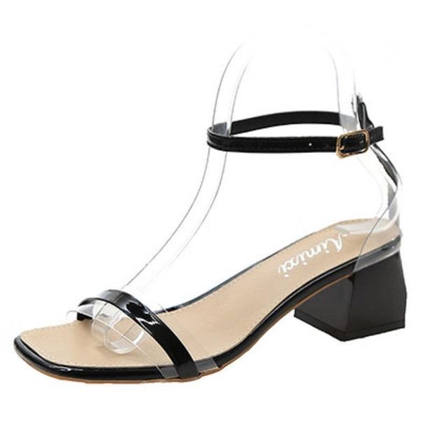 sandals 2021 summer women's i thick heel with skirt, buckle high-heeled roman shoes, Black
sandals 2021 summer women's i thick heel with skirt, buckle high-heeled roman shoes, Black