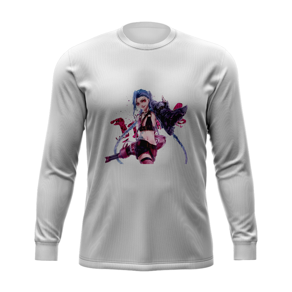 3d printing jinx t-shirt lol arcane cool street trend party wear round neck long sleeve printing daily casual top, White;black
3d printing jinx t-shirt lol arcane cool street trend party wear round neck long sleeve printing daily casual top, White;black