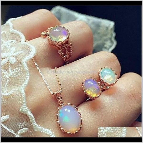 other gemstone earring ring women necklace set rose gold fashion jewelry sets drop delivery 2021 zzbbc, Silver
other gemstone earring ring women necklace set rose gold fashion jewelry sets drop delivery 2021 zzbbc, Silver
