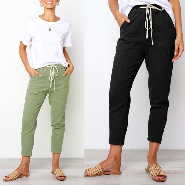 women's pants & capris klv 2021 fashion women casual solid pockets waistband bandage mid-waist pencil trousers 11.28, Black;white
women's pants & capris klv 2021 fashion women casual solid pockets waistband bandage mid-waist pencil trousers 11.28, Black;white