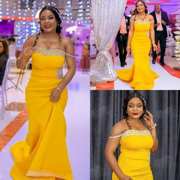 2021 african yellow mermaid bridesmaid dresses off shoulder long with crystal satin plus size maid of honor dress customized formal evening, White;pink
2021 african yellow mermaid bridesmaid dresses off shoulder long with crystal satin plus size maid of honor dress customized formal evening, White;pink