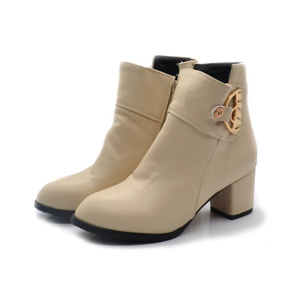 35-43 yards new white ladies boots simple pointed high heels fashion wild short boots casual square heel tooling, Black
35-43 yards new white ladies boots simple pointed high heels fashion wild short boots casual square heel tooling, Black