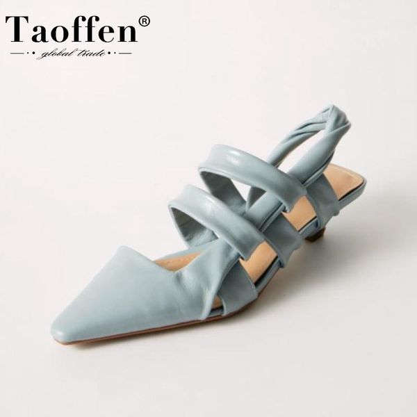 sandals taoffen design women cow leather strange heel summer shoes fashion cool party footwear size 33-40, Black
sandals taoffen design women cow leather strange heel summer shoes fashion cool party footwear size 33-40, Black
