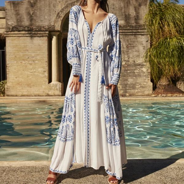 2021 new white cotton maxi dress women ethnic tunic robe vintage long sleeve embroidery autumn dresses beach vestidos fqsx
2021 new white cotton maxi dress women ethnic tunic robe vintage long sleeve embroidery autumn dresses beach vestidos fqsx