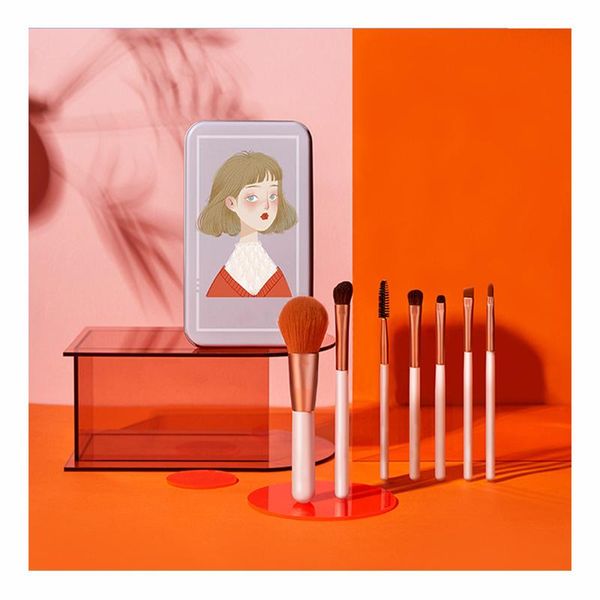 makeup brushes brush set 7pcs portable iron box novice cute little fresh cosmetics·brushes beauty tools
makeup brushes brush set 7pcs portable iron box novice cute little fresh cosmetics·brushes beauty tools