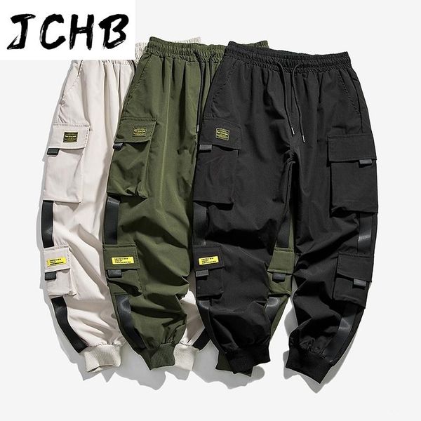 men's pants 2021 hip hop joggers cargo men harem multi-pocket ribbons man sweatpants streetwear casual mens xs-5xl, Black
men's pants 2021 hip hop joggers cargo men harem multi-pocket ribbons man sweatpants streetwear casual mens xs-5xl, Black