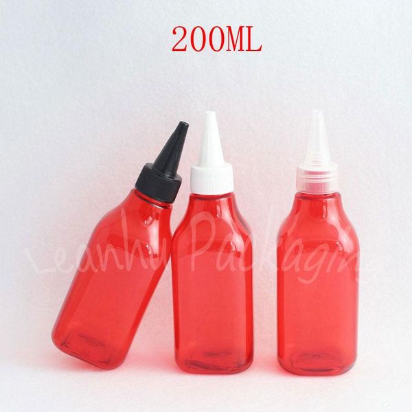 200ml red square plastic bottle pointed mouth cap , 200cc jam / cosmetic water packaging bottle , empty cosmetic container
200ml red square plastic bottle pointed mouth cap , 200cc jam / cosmetic water packaging bottle , empty cosmetic container