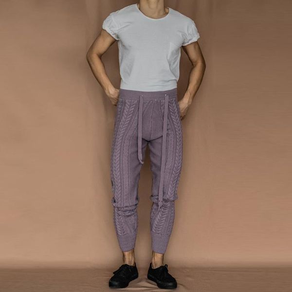 men's pants fashion men slim fit knitted autumn winter casual zipper jogging trousers mid waist drawstring streetwear, Black
men's pants fashion men slim fit knitted autumn winter casual zipper jogging trousers mid waist drawstring streetwear, Black