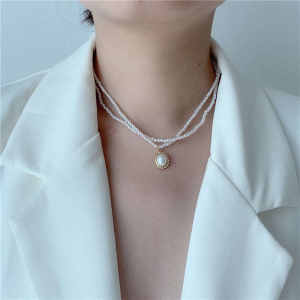 hbp fashion sky star multi layer pearl necklace women's trendy clavicle chain, Silver
hbp fashion sky star multi layer pearl necklace women's trendy clavicle chain, Silver
