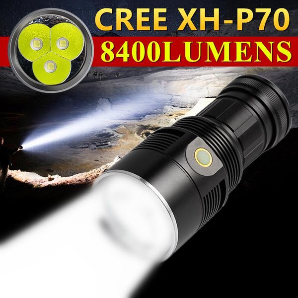 flashlights torches 3*cree xhp70 18650 profession camping tactical torch high power outdoor lighting hunting lantern led powerful fla
flashlights torches 3*cree xhp70 18650 profession camping tactical torch high power outdoor lighting hunting lantern led powerful fla