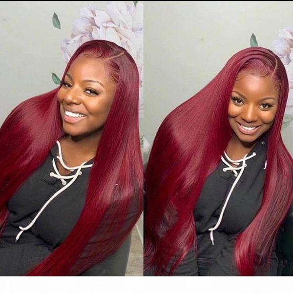 pre plucked 13x6 lace front wigs straight brazilian virgin human hair full lace wigs glueless 99j burgundy full end, Black
pre plucked 13x6 lace front wigs straight brazilian virgin human hair full lace wigs glueless 99j burgundy full end, Black