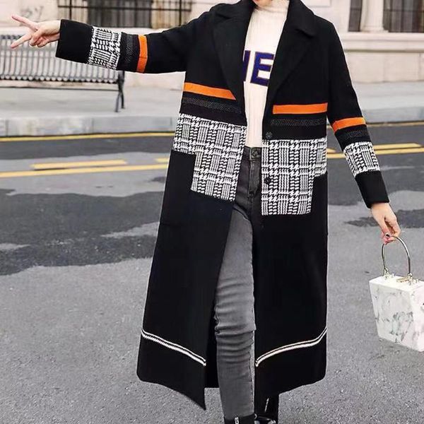 women's wool & blends women autumn winter solid jackets streetwear bandage long sleeve woolen coat ladies casual slim thick outwear plu, Black
women's wool & blends women autumn winter solid jackets streetwear bandage long sleeve woolen coat ladies casual slim thick outwear plu, Black