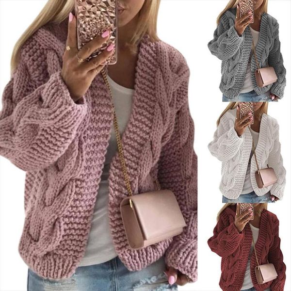women casual autumn winter solid womens sweater color braid knitted jacket cardigan clothing pull femme, White;black
women casual autumn winter solid womens sweater color braid knitted jacket cardigan clothing pull femme, White;black
