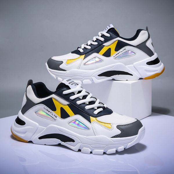 2021 Newest Mesh Men Sneakers Casual Shoes Lace-up Lightweight Comfortable Breathable Zapatillas Hombre Patcahwork Mens ShoesDress Shoes
2021 Newest Mesh Men Sneakers Casual Shoes Lace-up Lightweight Comfortable Breathable Zapatillas Hombre Patcahwork Mens ShoesDress Shoes
