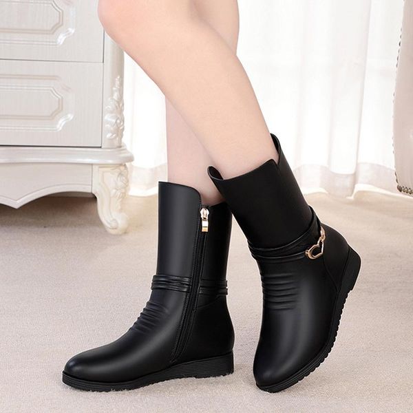 boots women shoes 2021winter warm snow pu laether mid calf fleece fur comfy mother cotton botas de mujer, Black
boots women shoes 2021winter warm snow pu laether mid calf fleece fur comfy mother cotton botas de mujer, Black
