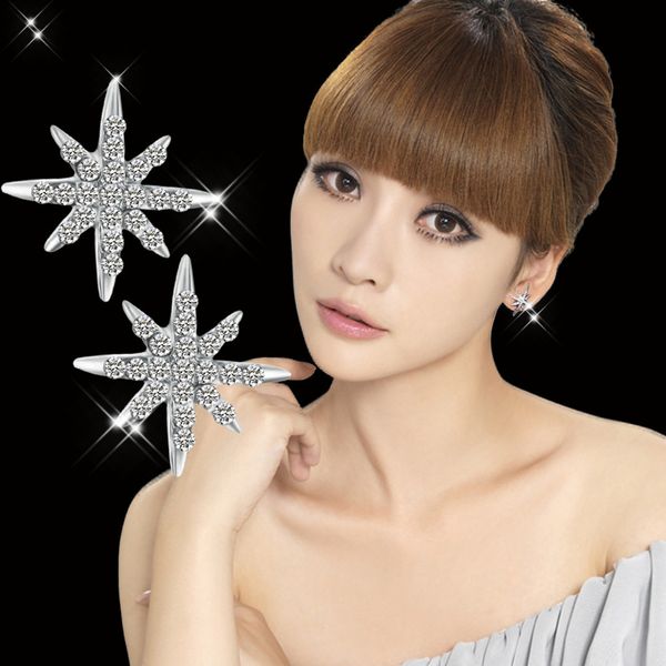 christmas gift micro inlaid snowflake star earrings jewelry octagonal star water drill earrings, Golden
christmas gift micro inlaid snowflake star earrings jewelry octagonal star water drill earrings, Golden