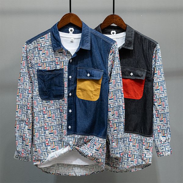 2021 new style long-sleeved brand shirt cotton patchwork pockets shirts for men casual mens camisa chemise zuol, White;black
2021 new style long-sleeved brand shirt cotton patchwork pockets shirts for men casual mens camisa chemise zuol, White;black