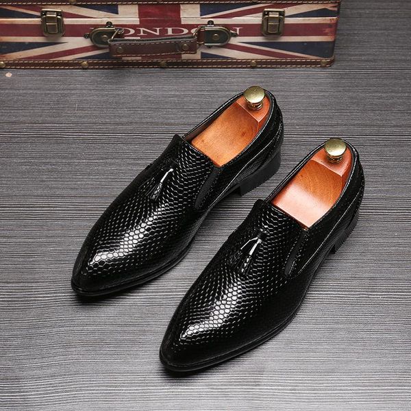 dress shoes 2021 spring tassel wedding party british style loafers soft breathable leather big size 48, Black
dress shoes 2021 spring tassel wedding party british style loafers soft breathable leather big size 48, Black