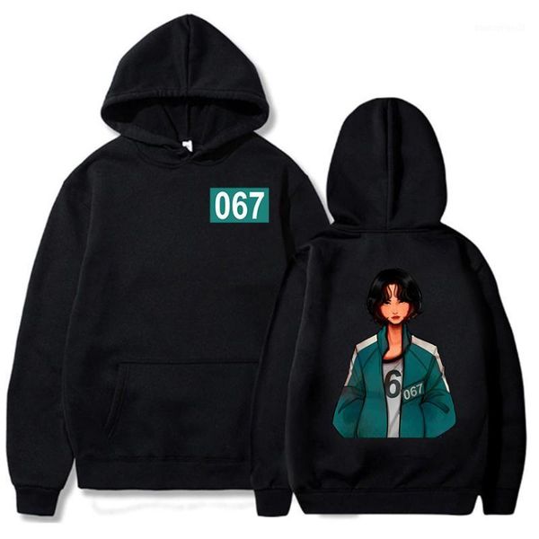 women's hoodies & sweatshirts squid game number 067 female male teenager kpop streetwear winter graphic funny harajuku kids hoodie1, Black
women's hoodies & sweatshirts squid game number 067 female male teenager kpop streetwear winter graphic funny harajuku kids hoodie1, Black