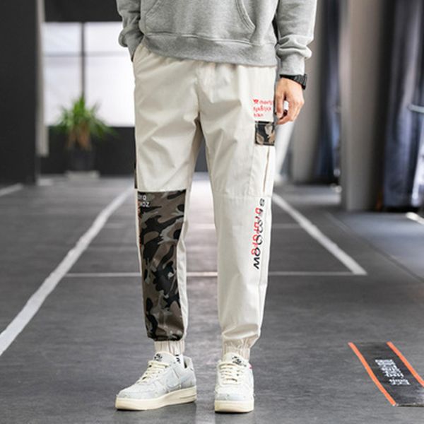 men printing cargo pants fashion trend casual hip hop drawstring loose sports trousers designer autumn male straight sweatpants, Black
men printing cargo pants fashion trend casual hip hop drawstring loose sports trousers designer autumn male straight sweatpants, Black