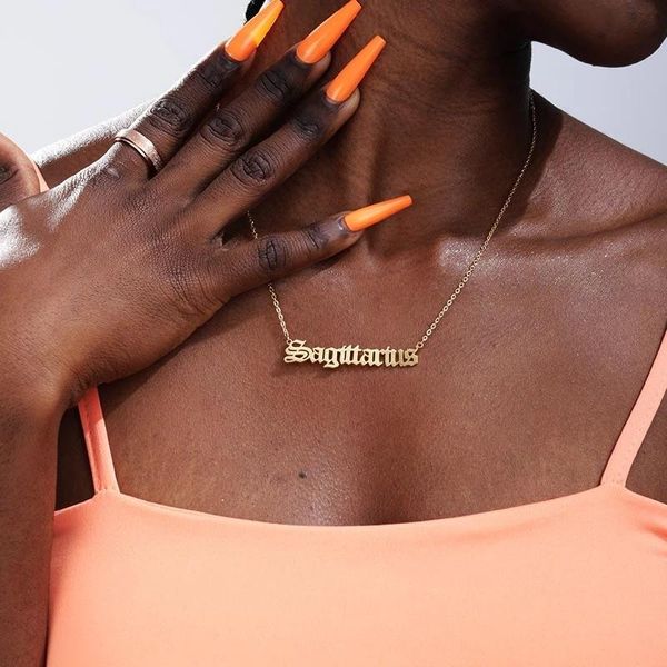 pendant necklaces 2021 twelve constellation women necklace stainless steel gold virgo scorpio party wedding jewelry gift wholesale, Silver
pendant necklaces 2021 twelve constellation women necklace stainless steel gold virgo scorpio party wedding jewelry gift wholesale, Silver