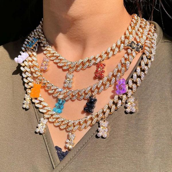 chokers trendy mew colorful jelly gummy bear cuban necklace for women girl cute cartoon pendant out rhinestone jewelry, Golden;silver
chokers trendy mew colorful jelly gummy bear cuban necklace for women girl cute cartoon pendant out rhinestone jewelry, Golden;silver