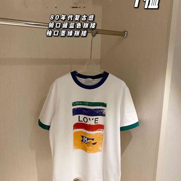 couple 2021 summer new digital short sleeve red green yellow blue block contrast t-shirt, White
couple 2021 summer new digital short sleeve red green yellow blue block contrast t-shirt, White