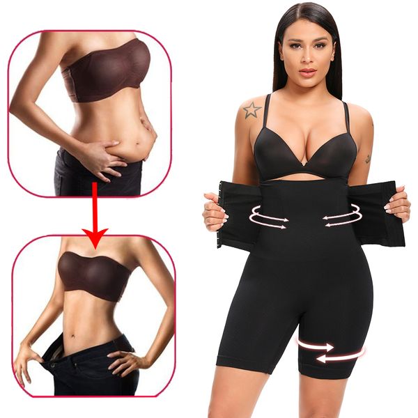 Women Powerful Slimming Waist Training Shapewear Lady Hip Raise Fat Burning Tummy Control Body Shaper Abdomen Pant, Black
Women Powerful Slimming Waist Training Shapewear Lady Hip Raise Fat Burning Tummy Control Body Shaper Abdomen Pant, Black