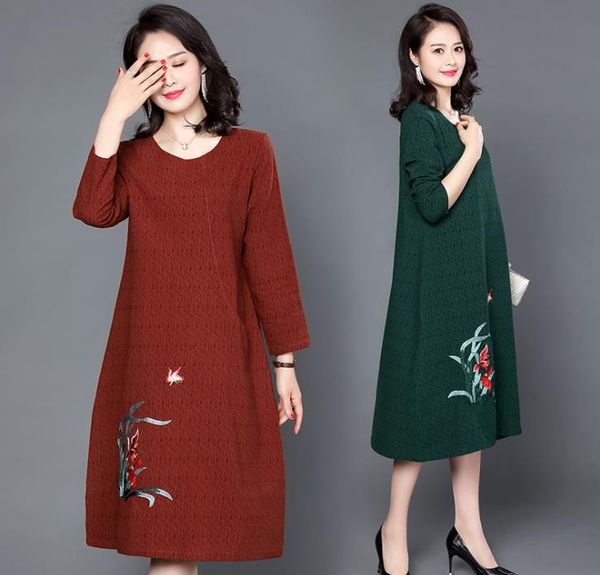 casual dresses women's spring cotton and linen dress long-sleeved ethnic embroidery, Black;gray
casual dresses women's spring cotton and linen dress long-sleeved ethnic embroidery, Black;gray