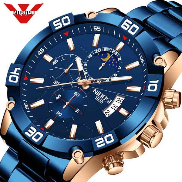 watches nibosi 2021 fashion for men blue mens brand luxury sport chronograph waterproof quartz relogio masculino, Slivery;brown
watches nibosi 2021 fashion for men blue mens brand luxury sport chronograph waterproof quartz relogio masculino, Slivery;brown