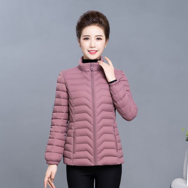 women winter clothing quilted women's light parka color cotton middle-aged mother jacket z31j, Black
women winter clothing quilted women's light parka color cotton middle-aged mother jacket z31j, Black