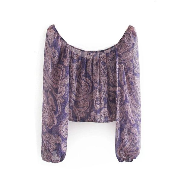 2021 new women vintage printed semi-sheer cropped raing blouse fashion long sleeves ruffled elastic trims mujer chic lsqn ov1h, White
2021 new women vintage printed semi-sheer cropped raing blouse fashion long sleeves ruffled elastic trims mujer chic lsqn ov1h, White