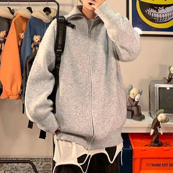 2021 winter thick cardigan men's warm fashion casual knitted coat men wild sweater jacket mens clothes -2xl rh70, White;black
2021 winter thick cardigan men's warm fashion casual knitted coat men wild sweater jacket mens clothes -2xl rh70, White;black
