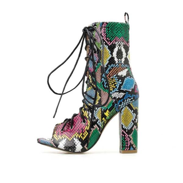 sandals autumn and winter style fashion personality color snake print strap super high heel sandal boots 35-40 in europe america, Black
sandals autumn and winter style fashion personality color snake print strap super high heel sandal boots 35-40 in europe america, Black