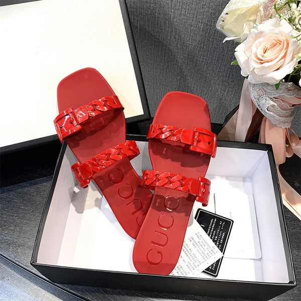 new summer 2021 women's fashion wear plastic sandals flat bottom chain slippers square net red shoes slippers cj, Black
new summer 2021 women's fashion wear plastic sandals flat bottom chain slippers square net red shoes slippers cj, Black