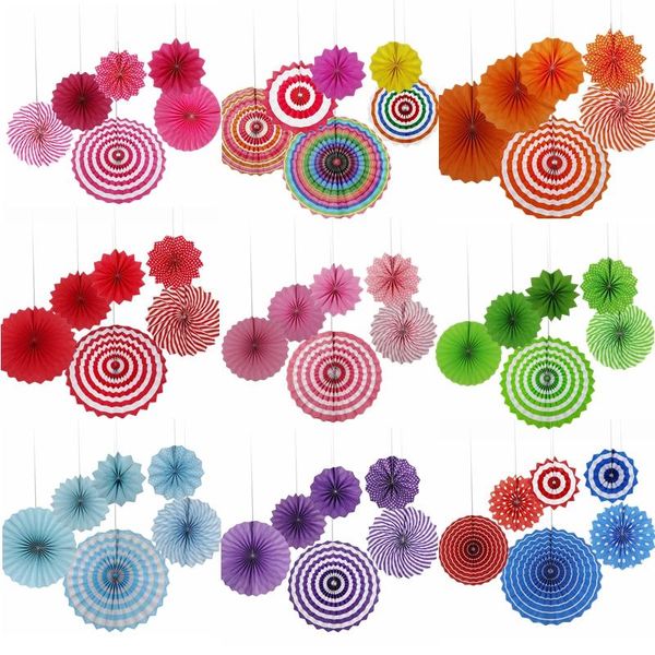 party decoration 6pcs/set paper fans set hanging pinwheels fan diy craft for wedding birthday baby shower christmas
party decoration 6pcs/set paper fans set hanging pinwheels fan diy craft for wedding birthday baby shower christmas