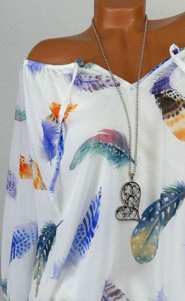 fashion feather lace up half sleeve women casual loose 2021 summer blouses off shoulder plus size 5xl shirts print, White
fashion feather lace up half sleeve women casual loose 2021 summer blouses off shoulder plus size 5xl shirts print, White