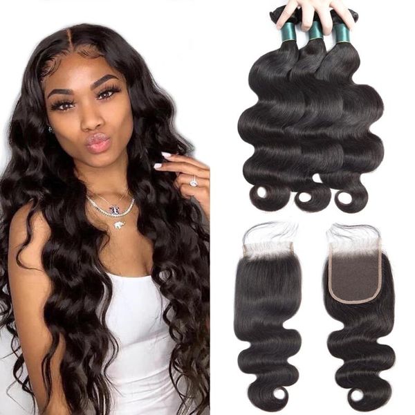 human hair bulks brazilian weave bundles with closure wholesale body wave 3 remy, Black
human hair bulks brazilian weave bundles with closure wholesale body wave 3 remy, Black