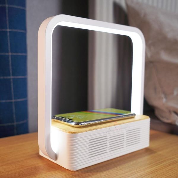 wilit led bedside lamp with wireless charger and bluetooth speaker for party bedroom as gifts for dear
wilit led bedside lamp with wireless charger and bluetooth speaker for party bedroom as gifts for dear