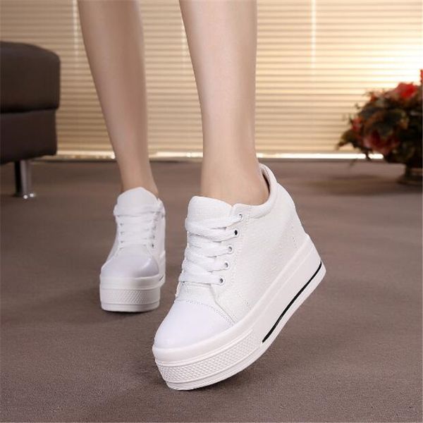 2021 fashion womens high heels lace up platform white casual shoes women height increased shoes 10 cm thick sole zapatos mujerdress shoes, Black;white
2021 fashion womens high heels lace up platform white casual shoes women height increased shoes 10 cm thick sole zapatos mujerdress shoes, Black;white