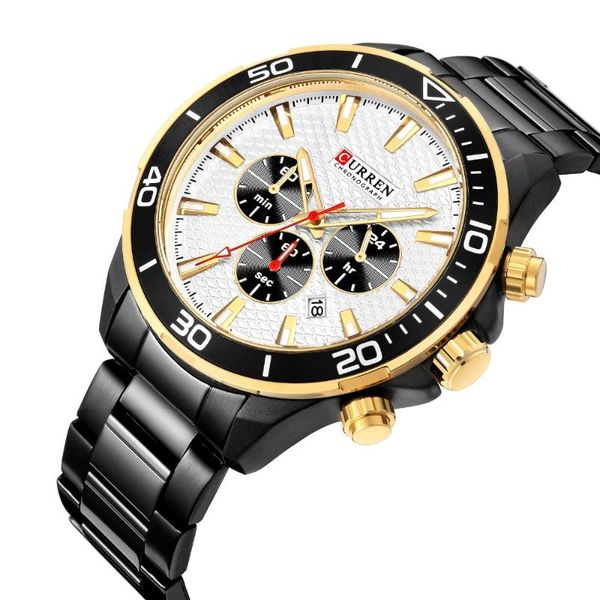 wristwatches fashion quartz watch mens watches brand curren casual stainless steel wristwatch multifunctional business male clock, Slivery;brown
wristwatches fashion quartz watch mens watches brand curren casual stainless steel wristwatch multifunctional business male clock, Slivery;brown