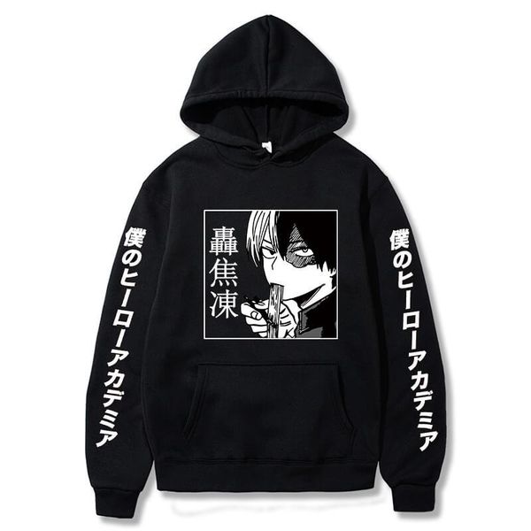 men's hoodies & sweatshirts my hero academia hoodie japanese anime so todoroki streetwear pullover casual long sleeve warm sweatshirt, Black
men's hoodies & sweatshirts my hero academia hoodie japanese anime so todoroki streetwear pullover casual long sleeve warm sweatshirt, Black