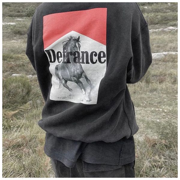 2021 new england arnodefrance denim print joint men's high street punk style old washed cotton pullover hoodie couple ge5j, Black
2021 new england arnodefrance denim print joint men's high street punk style old washed cotton pullover hoodie couple ge5j, Black