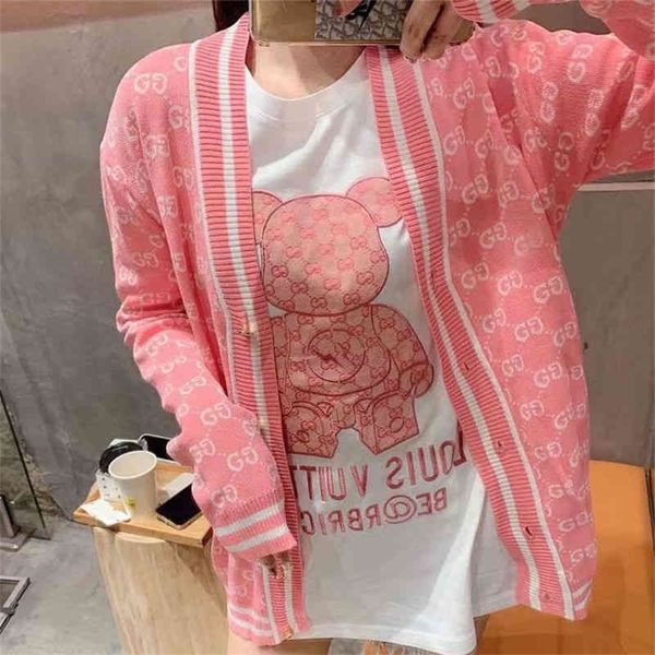 high version net red same family full of double letter jacquard thin, age reducing knitted cardigan coat, women's fashion, Black;brown
high version net red same family full of double letter jacquard thin, age reducing knitted cardigan coat, women's fashion, Black;brown