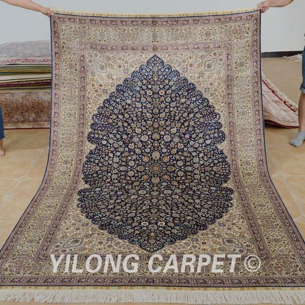 carpets yilong 5'x8' old persian carpet black vantage hand knotted oriental chinese (1031)
carpets yilong 5'x8' old persian carpet black vantage hand knotted oriental chinese (1031)