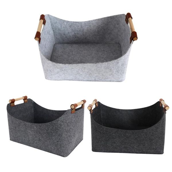 storage baskets felt basket bin with handle bedroom closet clothing toys box household laundry organizer
storage baskets felt basket bin with handle bedroom closet clothing toys box household laundry organizer